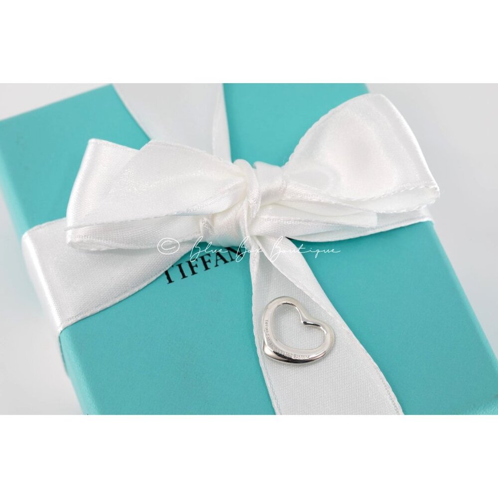 Tiffany & Co. Open Heart Charm Pendant Elsa Peretti Vintage Small 15mm in Silver - Picture 4 of 7